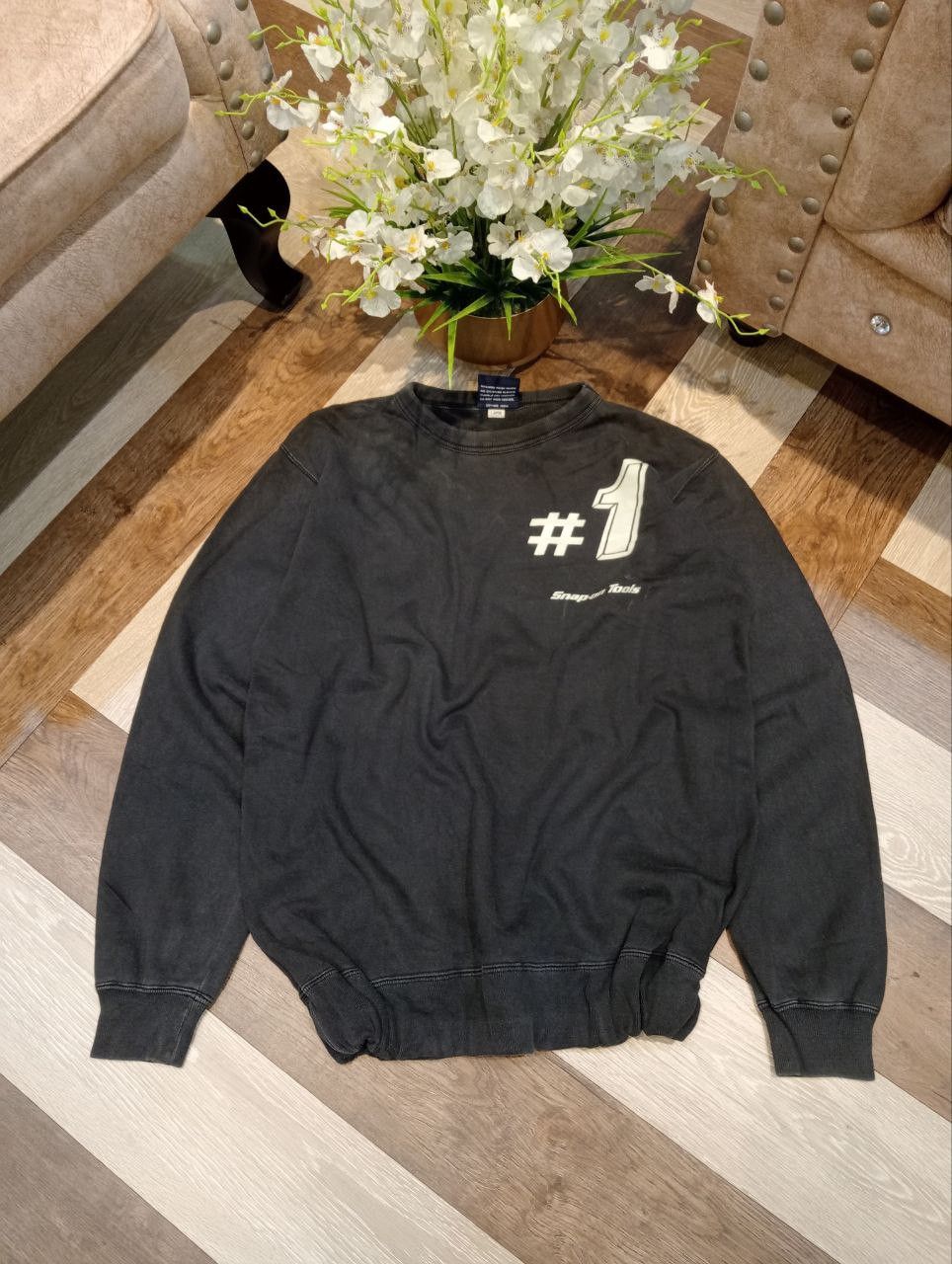 Sports Specialties Vintage Snap On Tools Racing Sweatshirt Faded Black T-Shirts, Hoodie | FlexRushtees.com