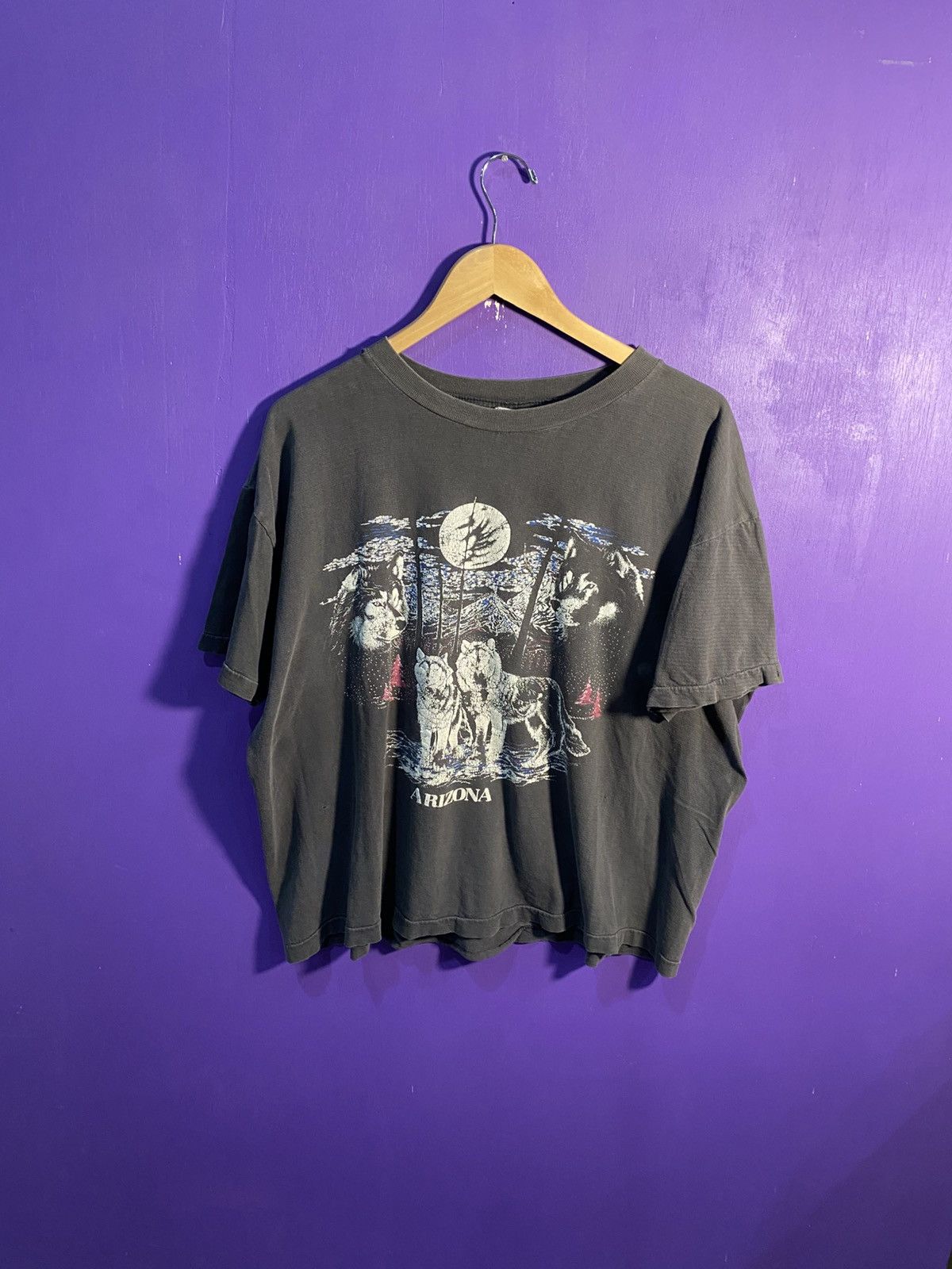 Other Vintage 90s Faded Howling Wolves Animal Tee Hoodie, Sweatshirt | FlexRushtees.com