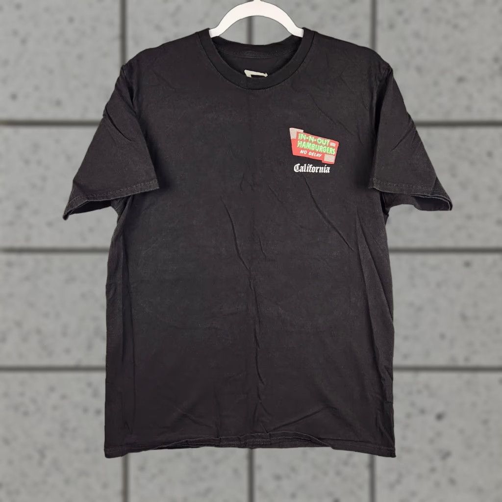 Vintage In N Out Burger T Shirt Men Large Black California Retro Car Graphic Tee Usa Food Dr Hoodie, Sweatshirt