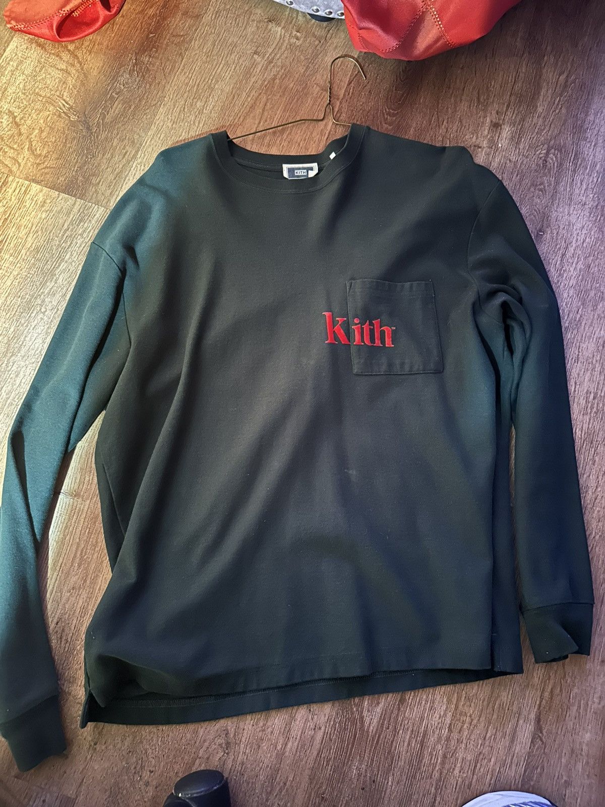 Kith L S Tee Shirt Size S Oversized Fit Hoodie, Sweatshirt | FlexRushtees.com