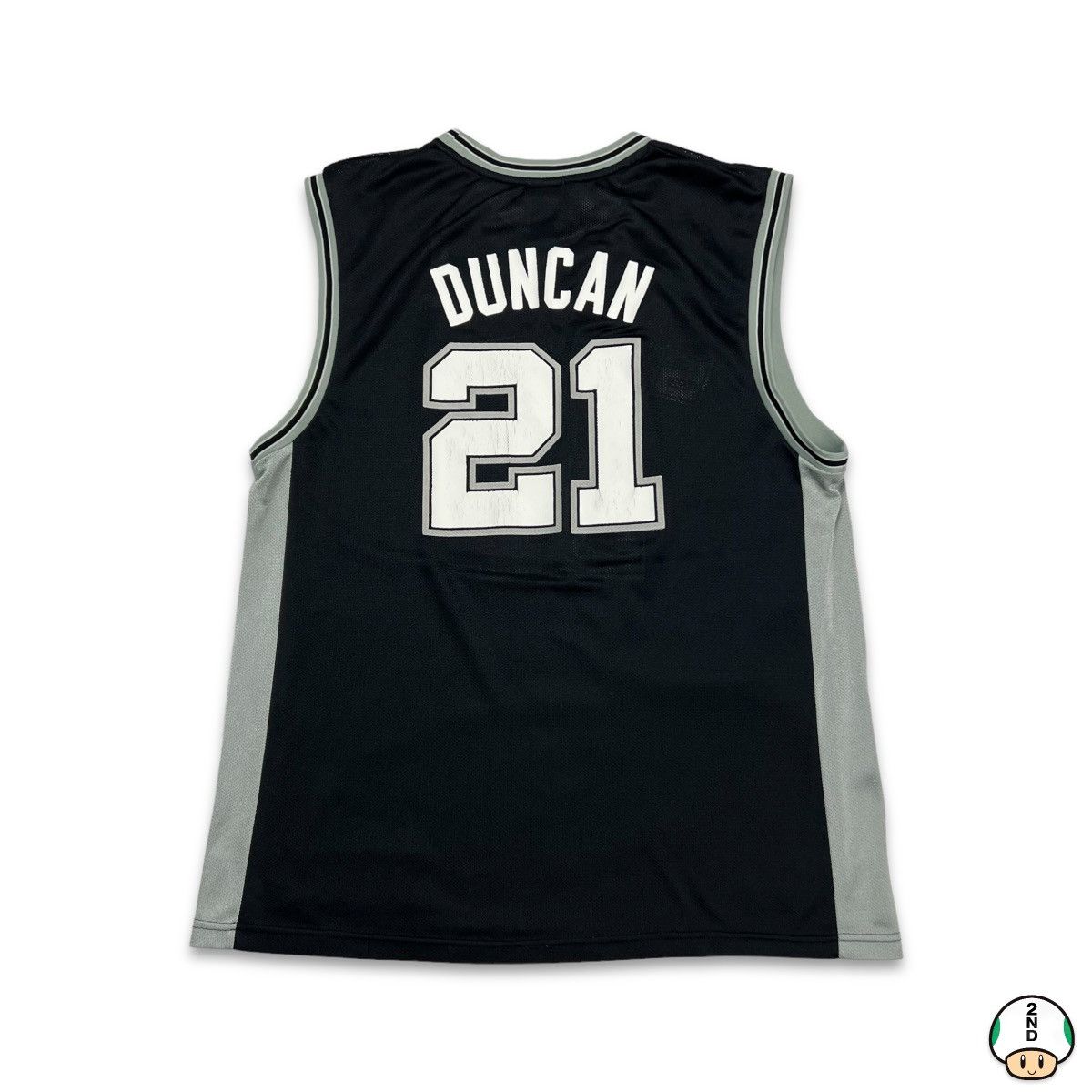 Nba Reebok Tim Duncan San Antonio Spurs Jersey Large Basketball