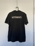 Vetements Back Logo T Shirt Hoodie, Sweatshirt | FlexRushtees.com