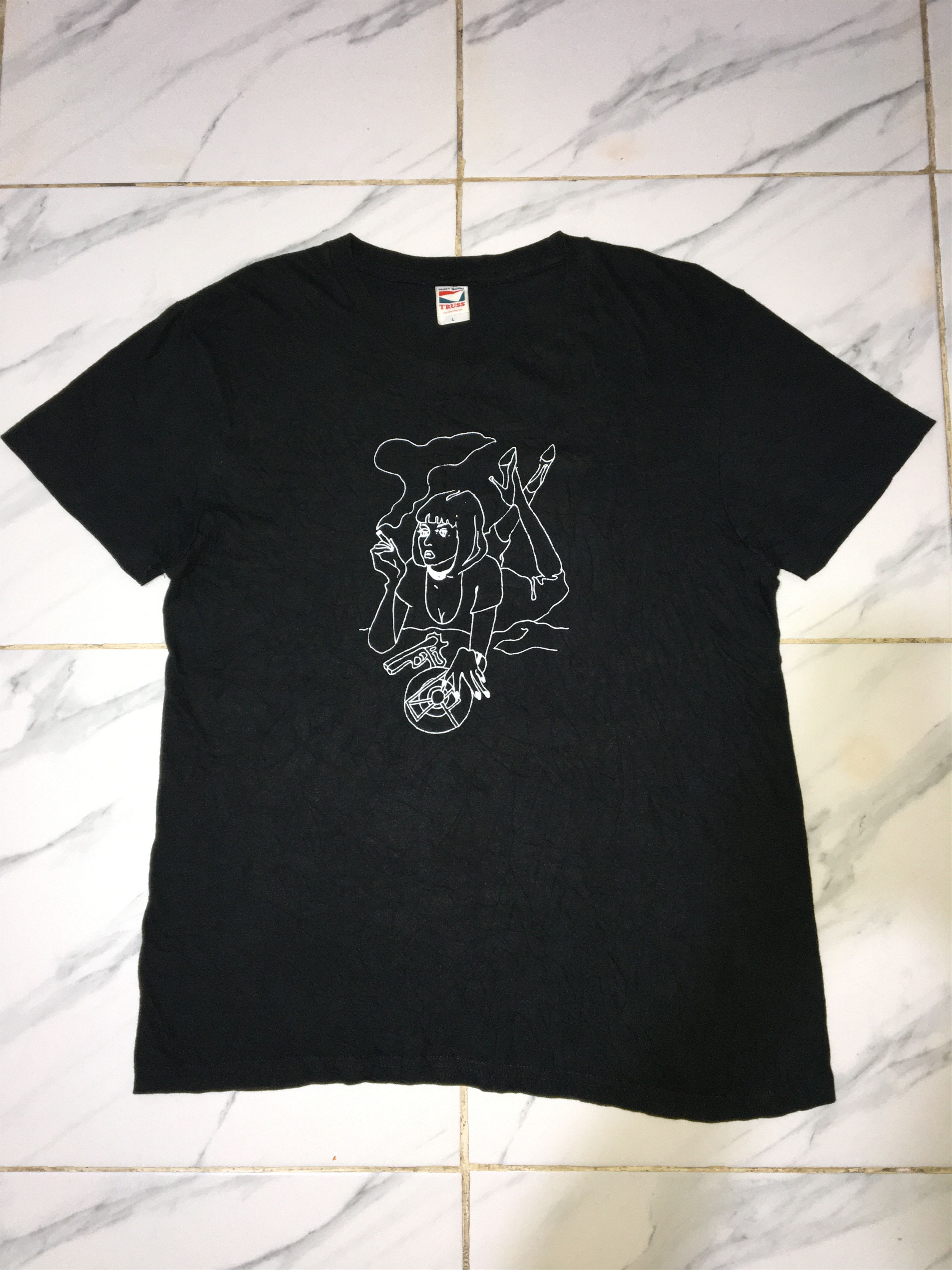 Japanese Brand Pulp Fiction Band Vintage Shirt Hoodie, Sweatshirt | FlexRushtees.com
