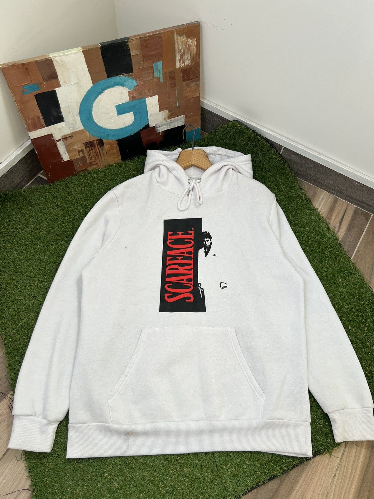 Vintage Scareface Graphic Hoodie T-Shirts, Sweatshirt | FlexRushtees.com