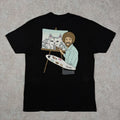 Ripndip Bob Ross Paint Black T Shirt Hoodie, Sweatshirt | FlexRushtees.com