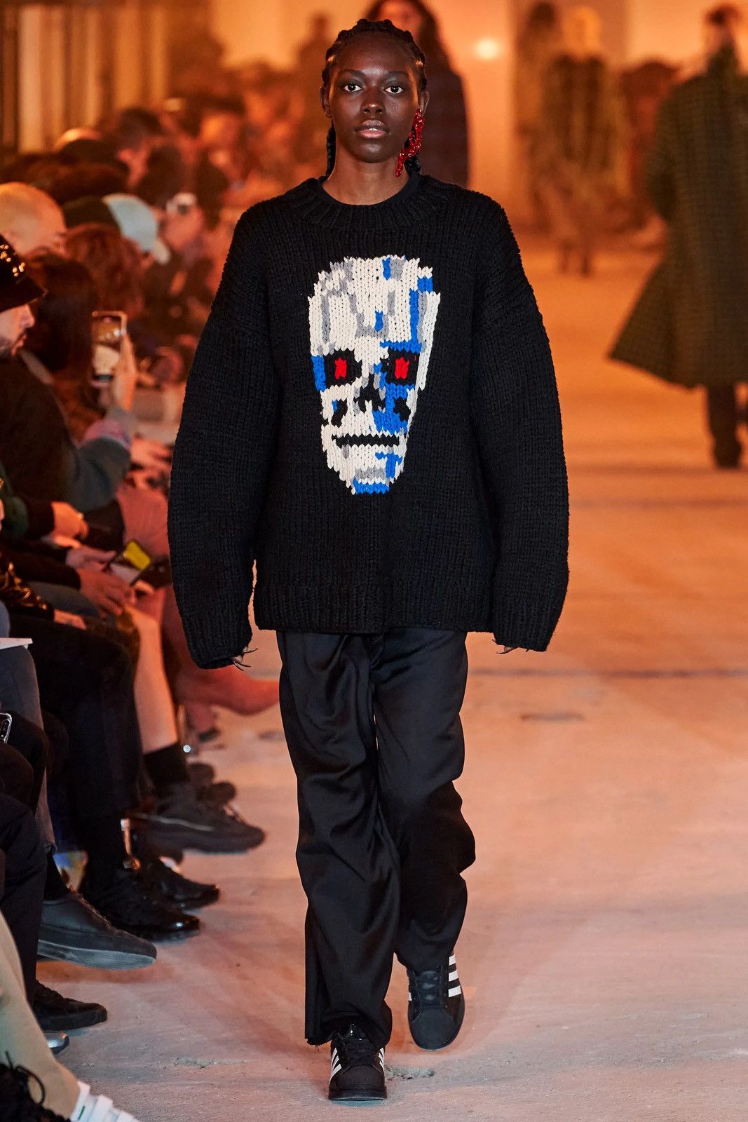 Runway Etudes Andy Terminator Knitted Sweater