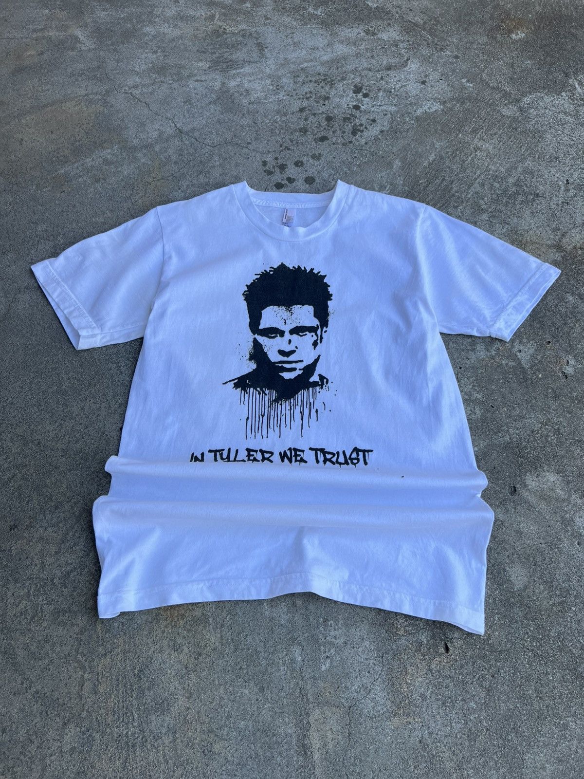 Joy Divizn Vintage Fight Club T Shirt Tyler Durden Brad Pitt Mischief