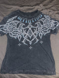 Vintage Affliction Cyber Tribal Y2k Tee