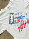 Vintage 1994 World Cup Soccer Usa Ticket Tee Large Hoodie, Sweatshirt | FlexRushtees.com