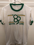Vintage Rare 70s Norte Dame Ringer Tee