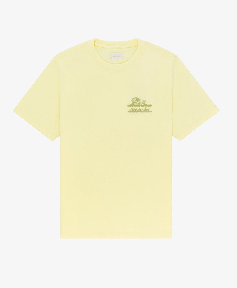 Leon Dore Aime Leon Dore Unisphere Tee Yellow Pear Future Grail Hoodie, Sweatshirt | FlexRushtees.com