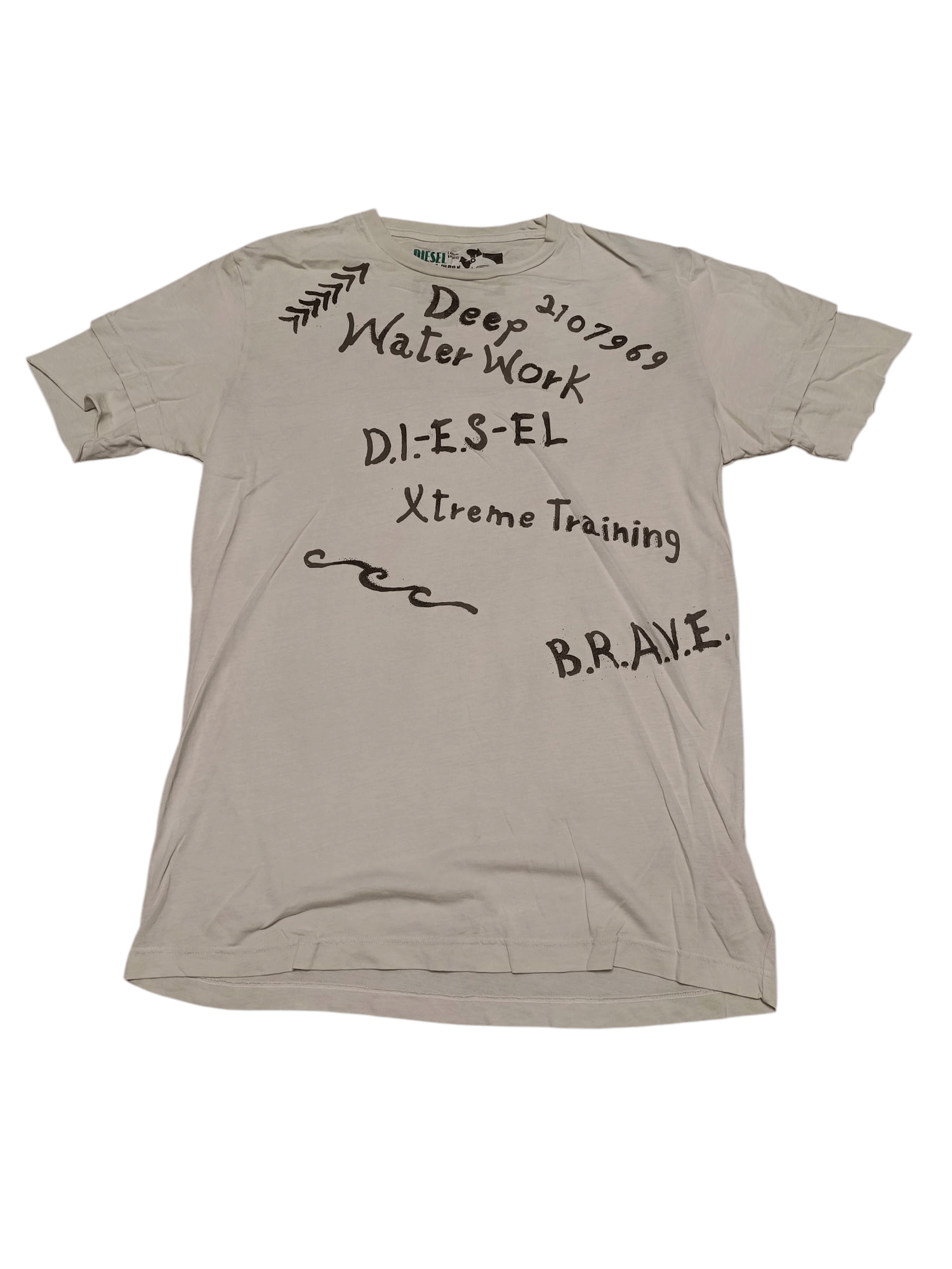 Diesel Deep Water Work Fire Biglogo Tee Japanese Hoodie, Sweatshirt | FlexRushtees.com