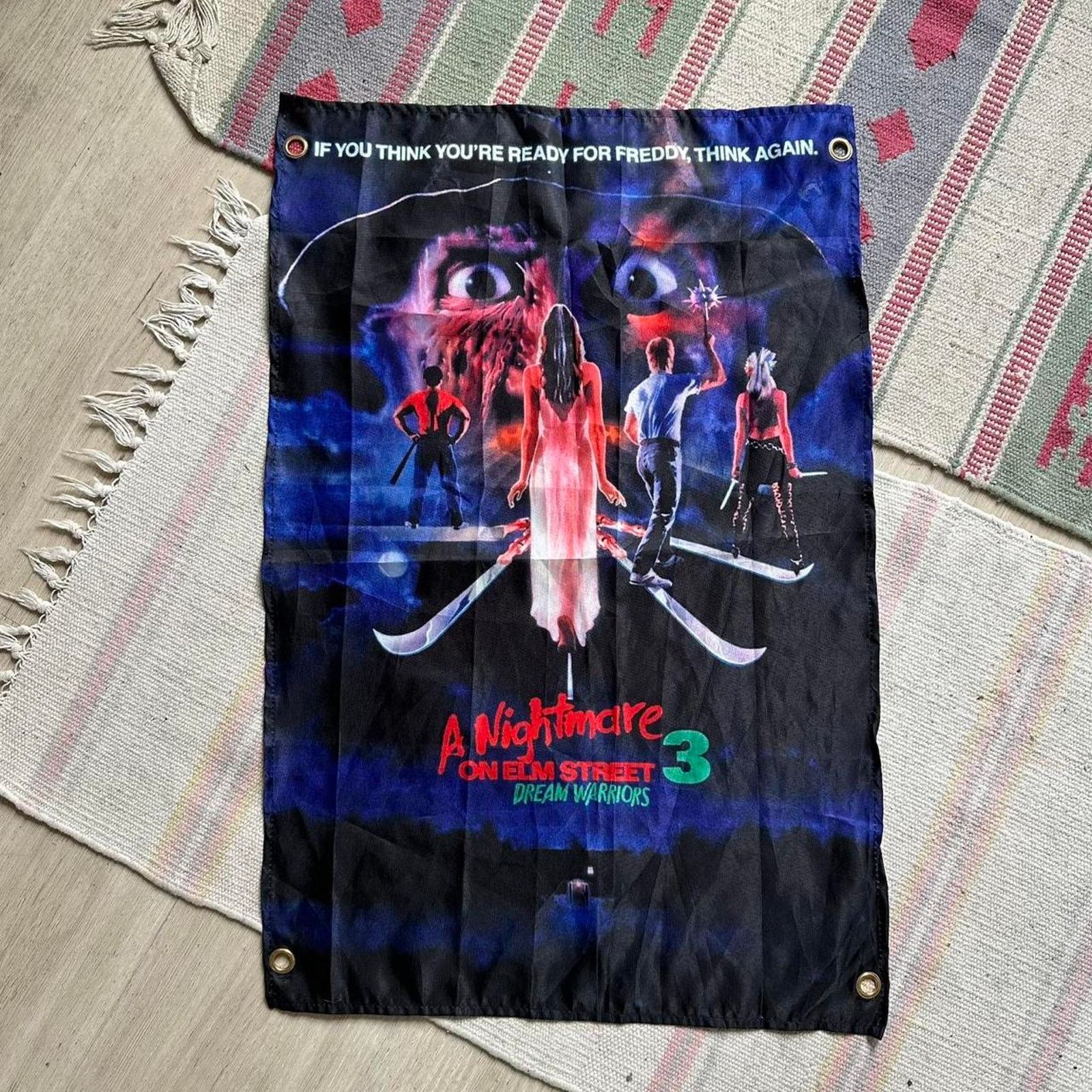 Vintage A Nightmare On Elm Street Freddy Horror Movie Poster