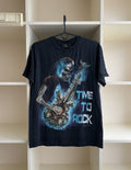 Vintage Time To Rock Skeleton Tee T Shirt Hoodie, Sweatshirt | FlexRushtees.com