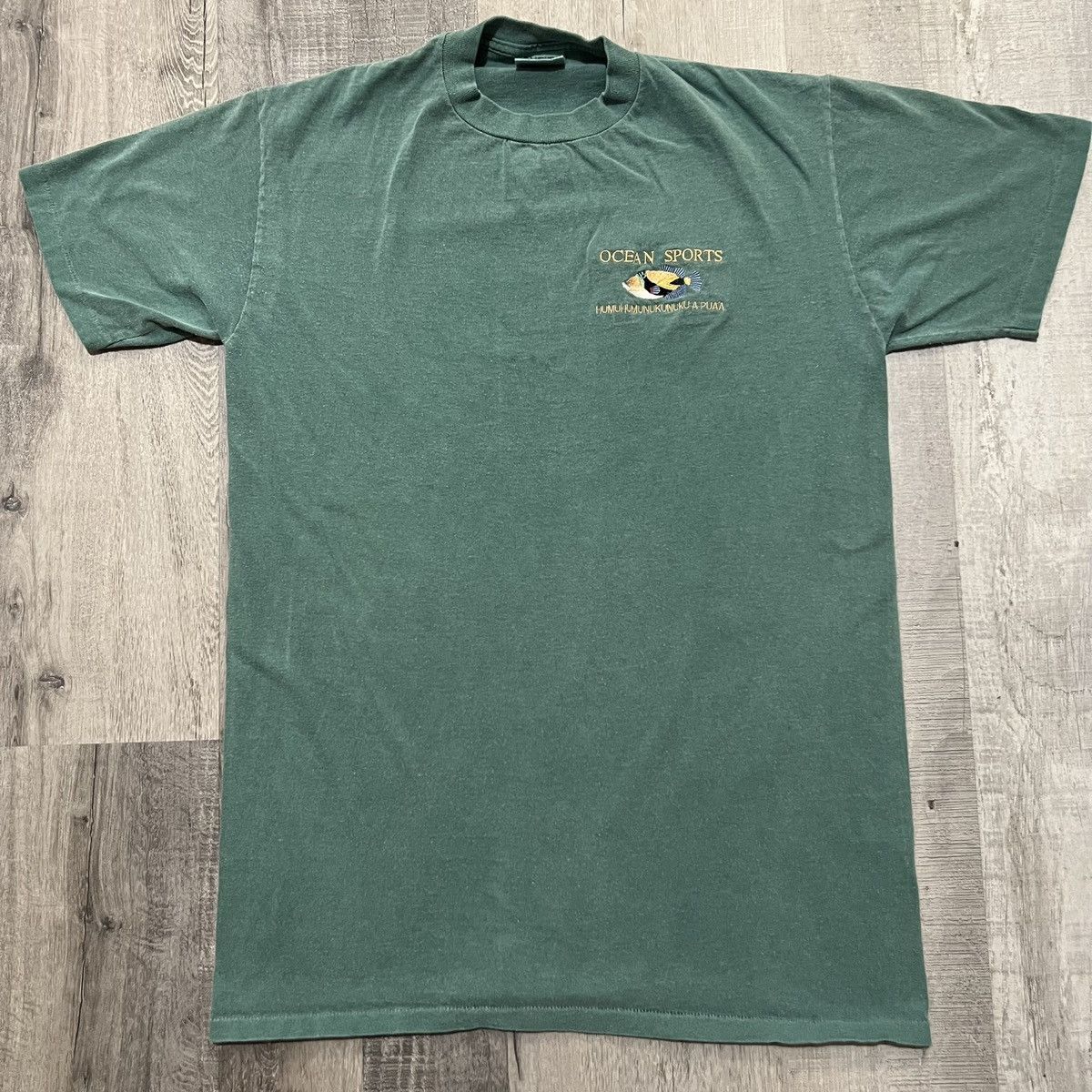 Vintage Vtg Humuhumunukunuku A Pua A Hawaiian Ocean Sports T Shirt