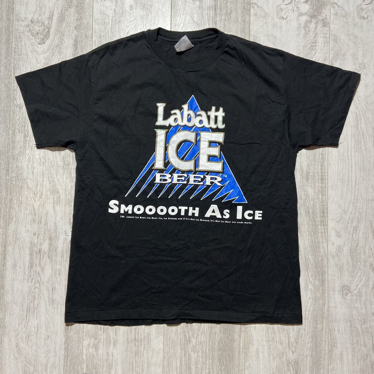 Vintage 1990 Labatt Ice Beer T Shirt Hoodie, Sweatshirt | FlexRushtees.com