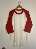 Vintage 70s Baseball Tee Blank Super Thin Nos