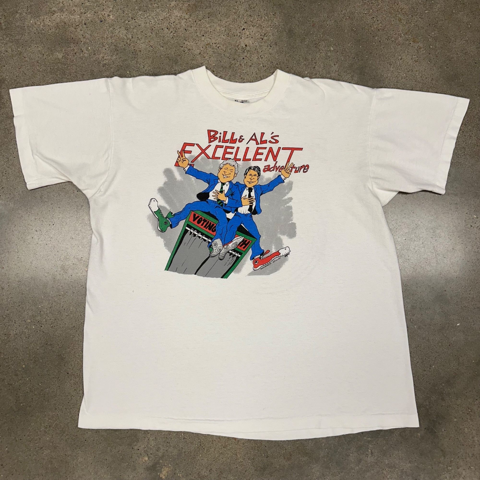 Vintage Bill Al S Excellent Adventure Political Shirt Hoodie, Sweatshirt | FlexRushtees.com