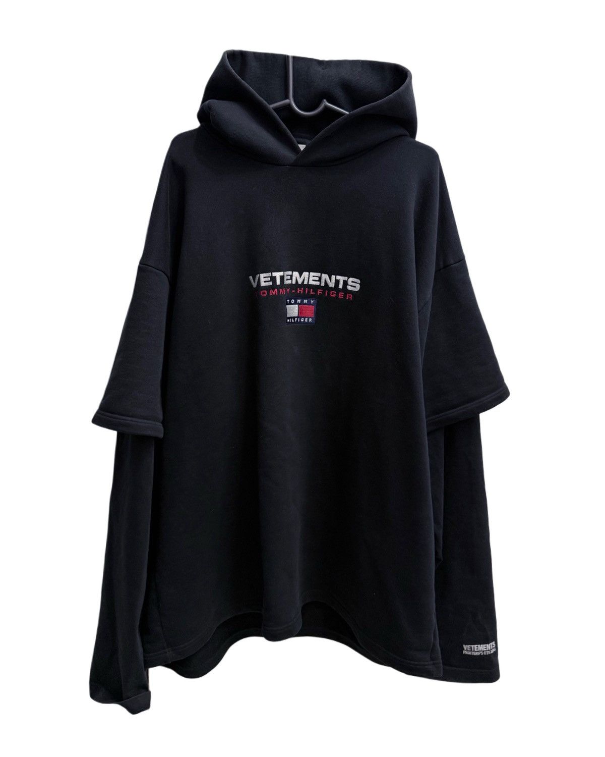 Tommy Hilfiger Og Embroidered Oversized Hoodie T-Shirts, Sweatshirt | FlexRushtees.com
