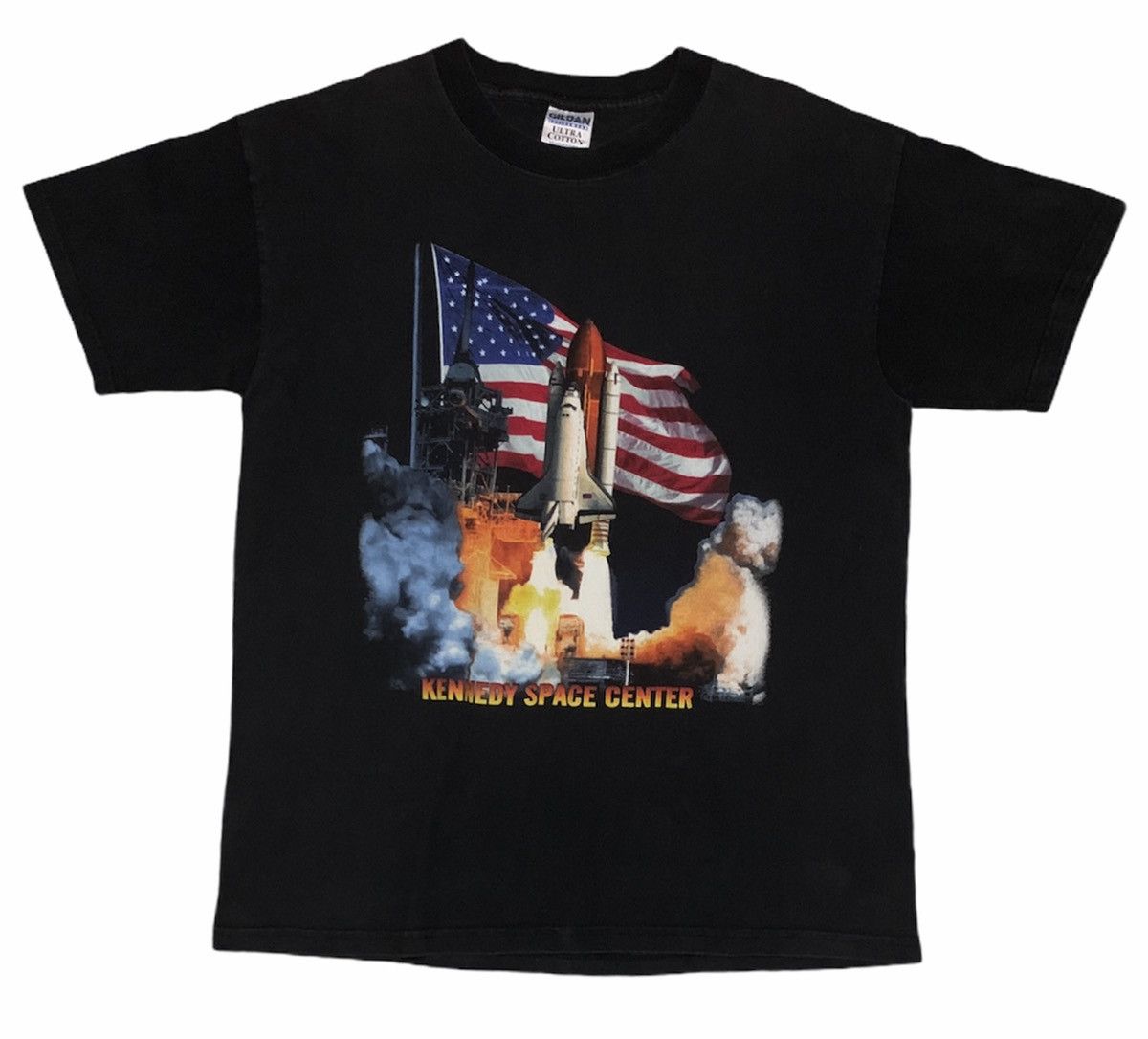 Rare Design Vintage Nasa Kennedy Space Center T Shirt 1990s