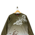 Vintage Japan Traditional Karakuri Ocean Wave Tee Shirt