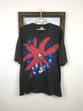 Vintage 90 S The Cure Wish Tour Shirt Over Print Tee Rare Hoodie, Sweatshirt | FlexRushtees.com