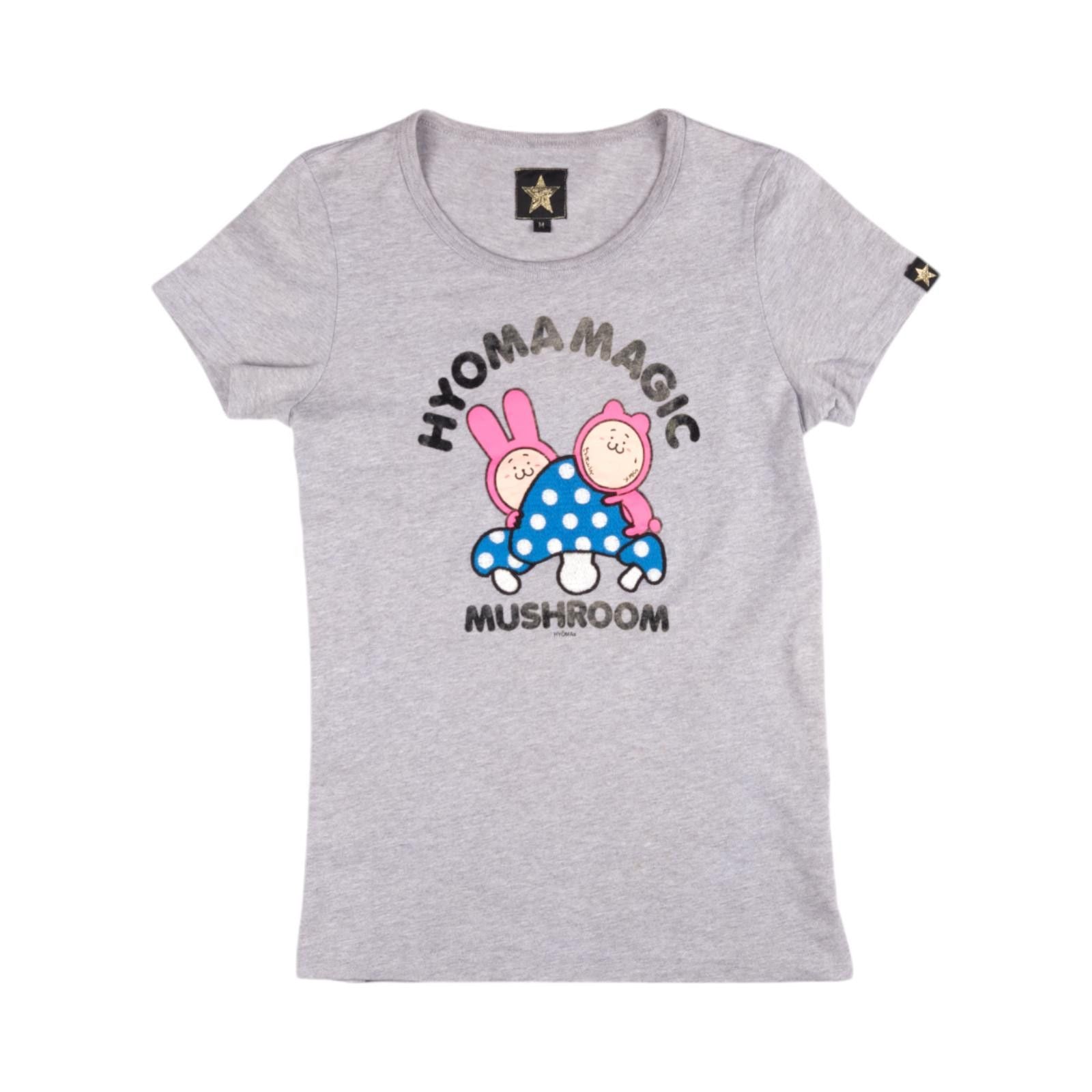 20471120 Hyoma Magic Mushrooms Grey Tee