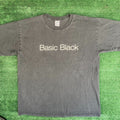 Vintage Y2k Basic Black Shirt Quote Slogan Sun Faded Tee Hoodie, Sweatshirt | FlexRushtees.com