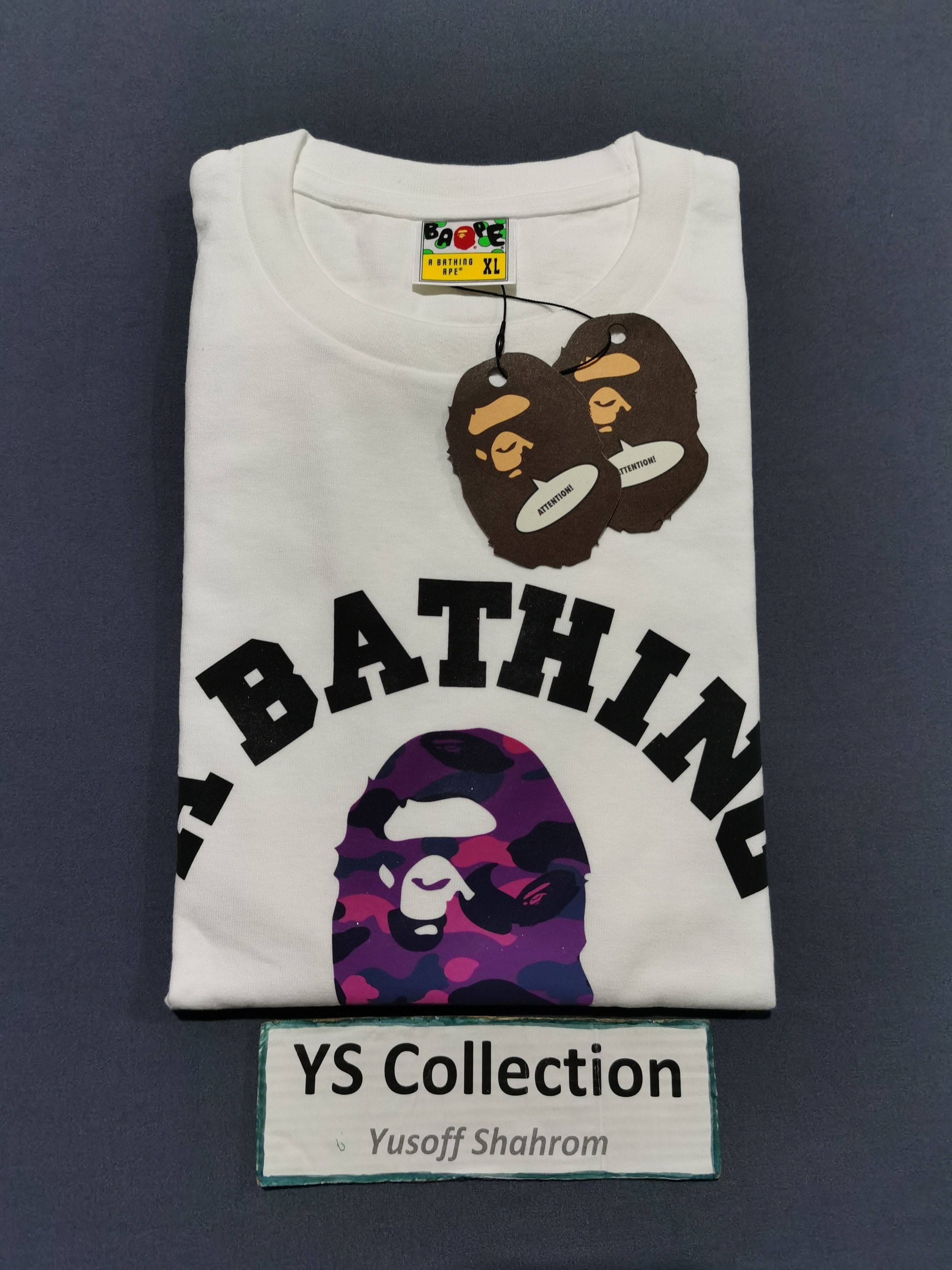 Bape Reflector College Tee Hoodie, Sweatshirt | FlexRushtees.com