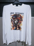 Band Tees Vintage Jimi Hendrix Psychedelic Long Sleeve Tee