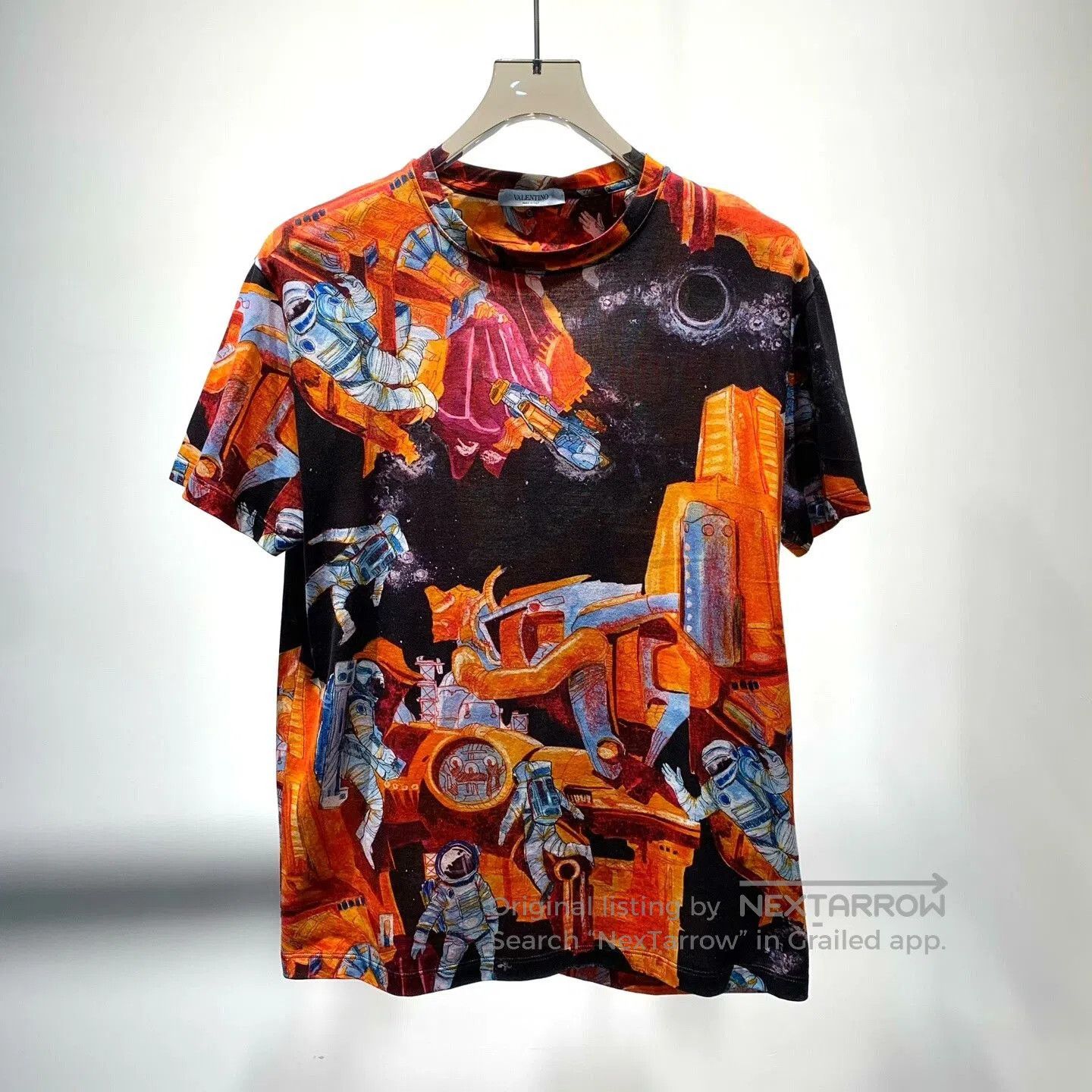Valentino Astronaut Short Sleeve T Shirt