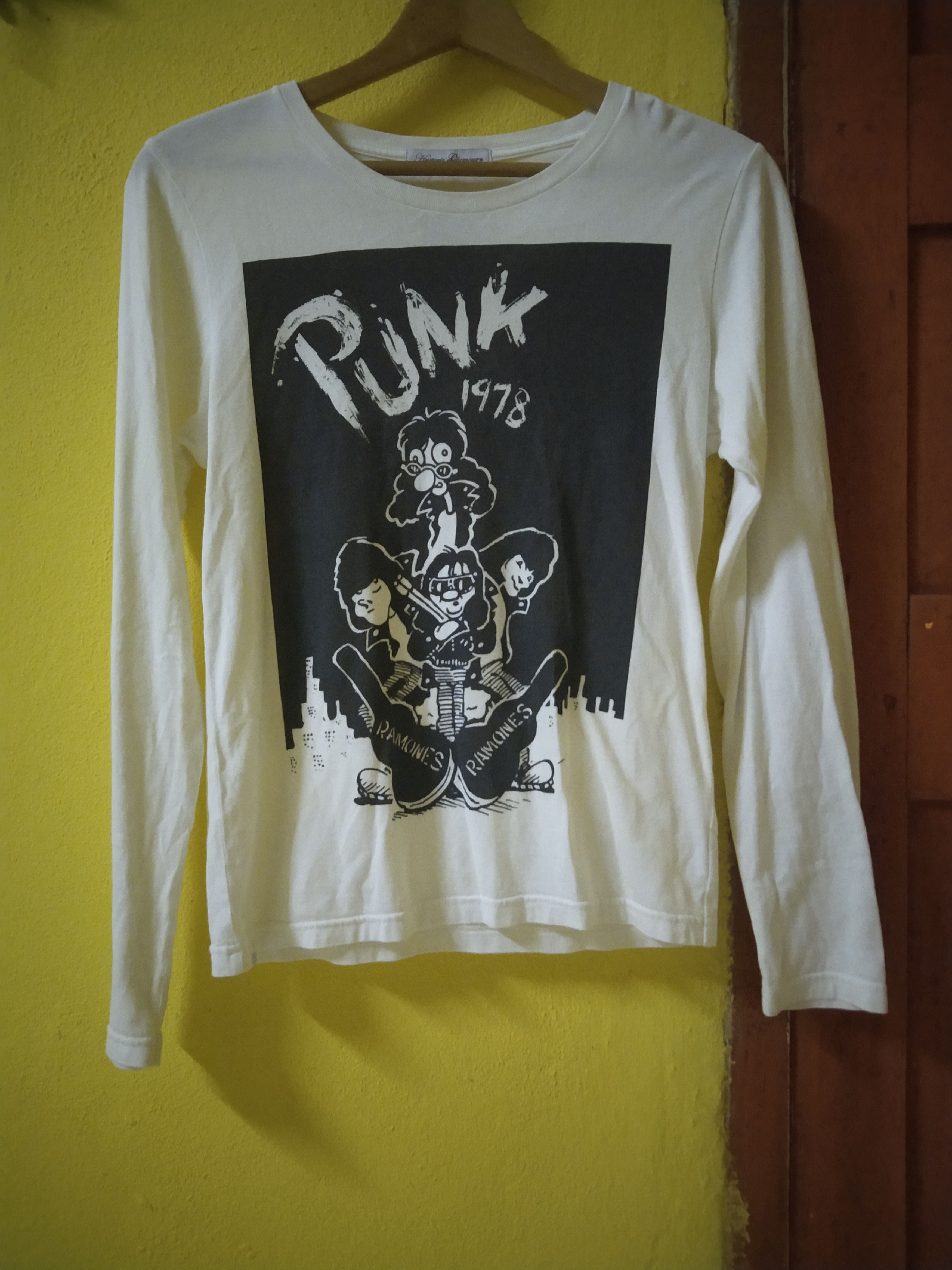 Glamour Hysteric Glamour Ramones Punk 1978 Shirt Hoodie, Sweatshirt | FlexRushtees.com