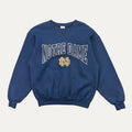 Vintage 90s Notre Dame Crewneck Sweatshirt T-Shirts, Hoodie | FlexRushtees.com