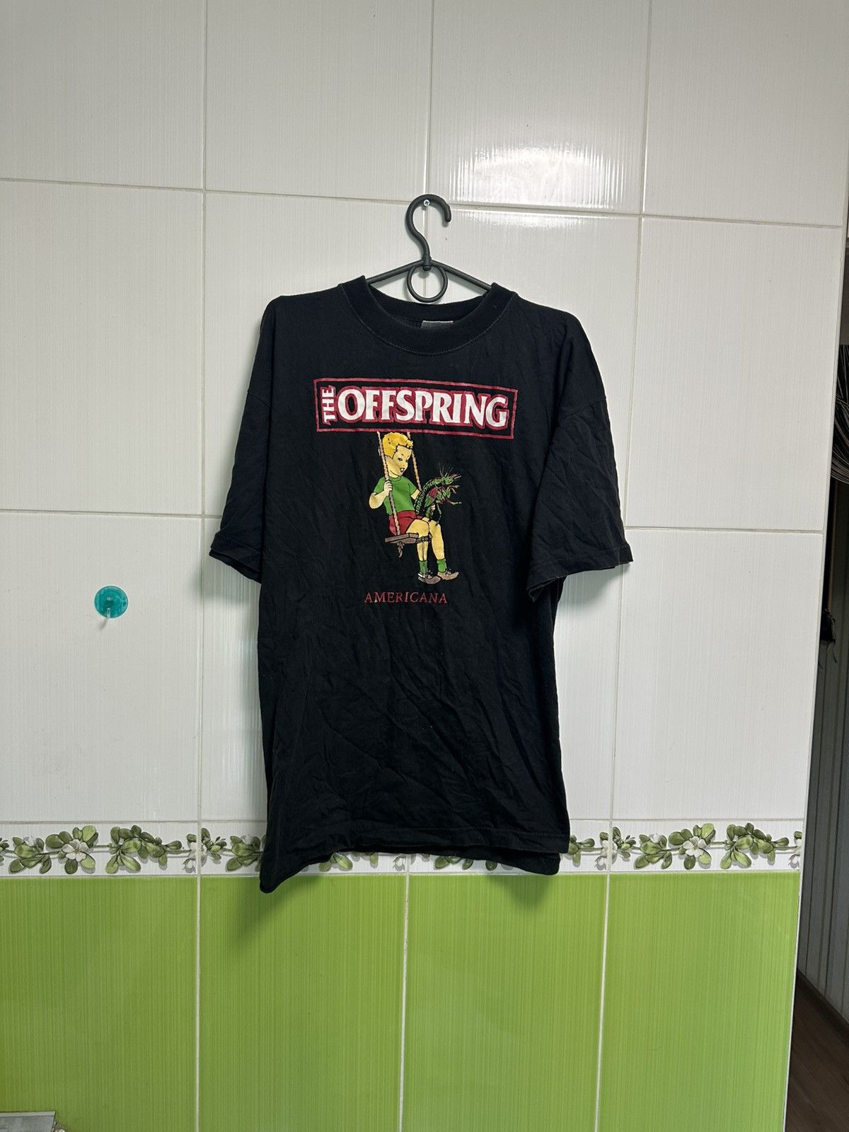 Vintage Rare 1999 The Offspring Americana Cover Giant Xl T-Shirts, Hoodie, Sweatshirt | FlexRushtees.com
