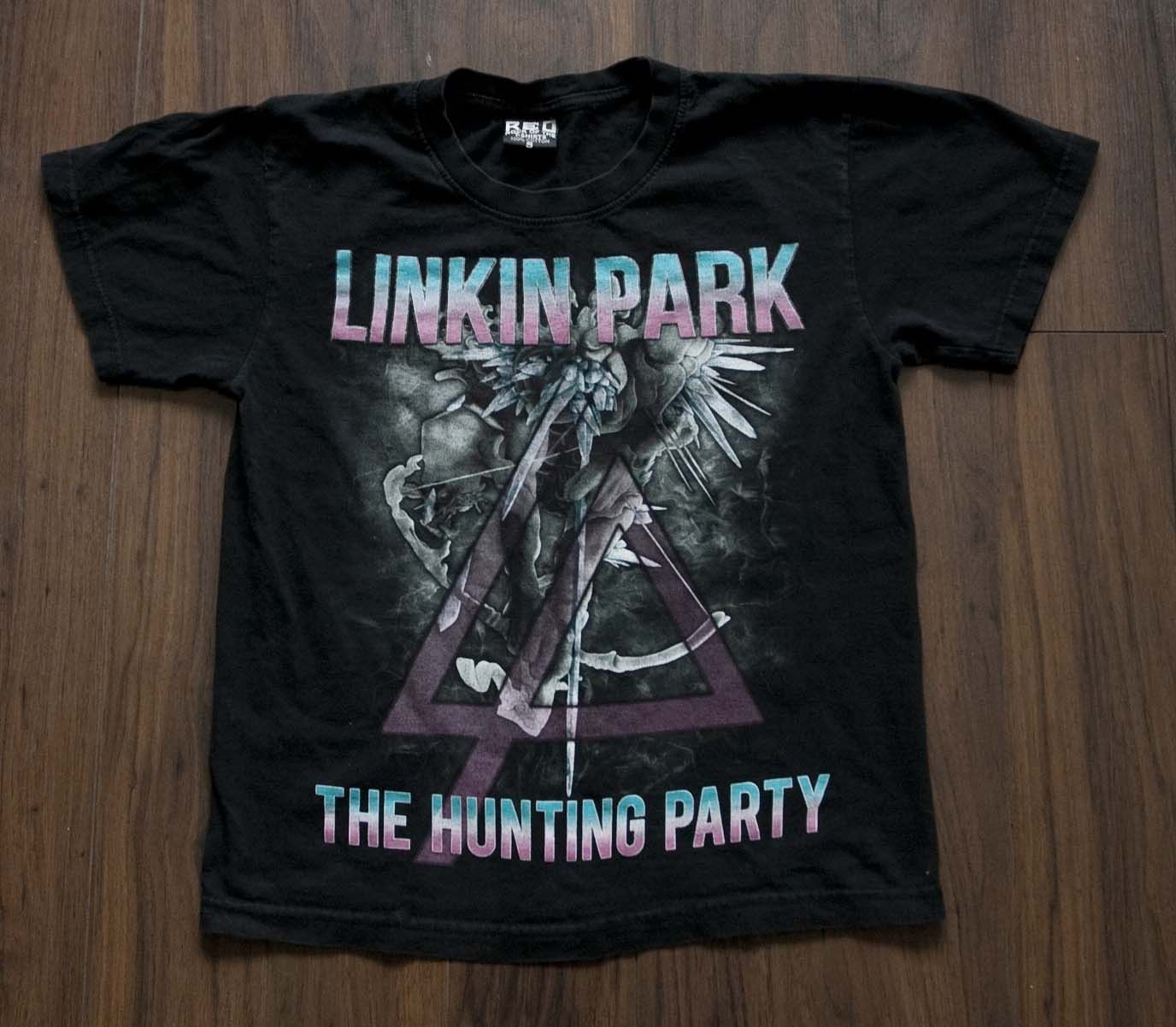 Band Tees Linkin Park T Shirt The Hunting Party Size S Hoodie, Sweatshirt | FlexRushtees.com