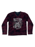 Bernings Sho Affliction Layer Y2k Gothic Bleach Effect Tee Hoodie, Sweatshirt | FlexRushtees.com