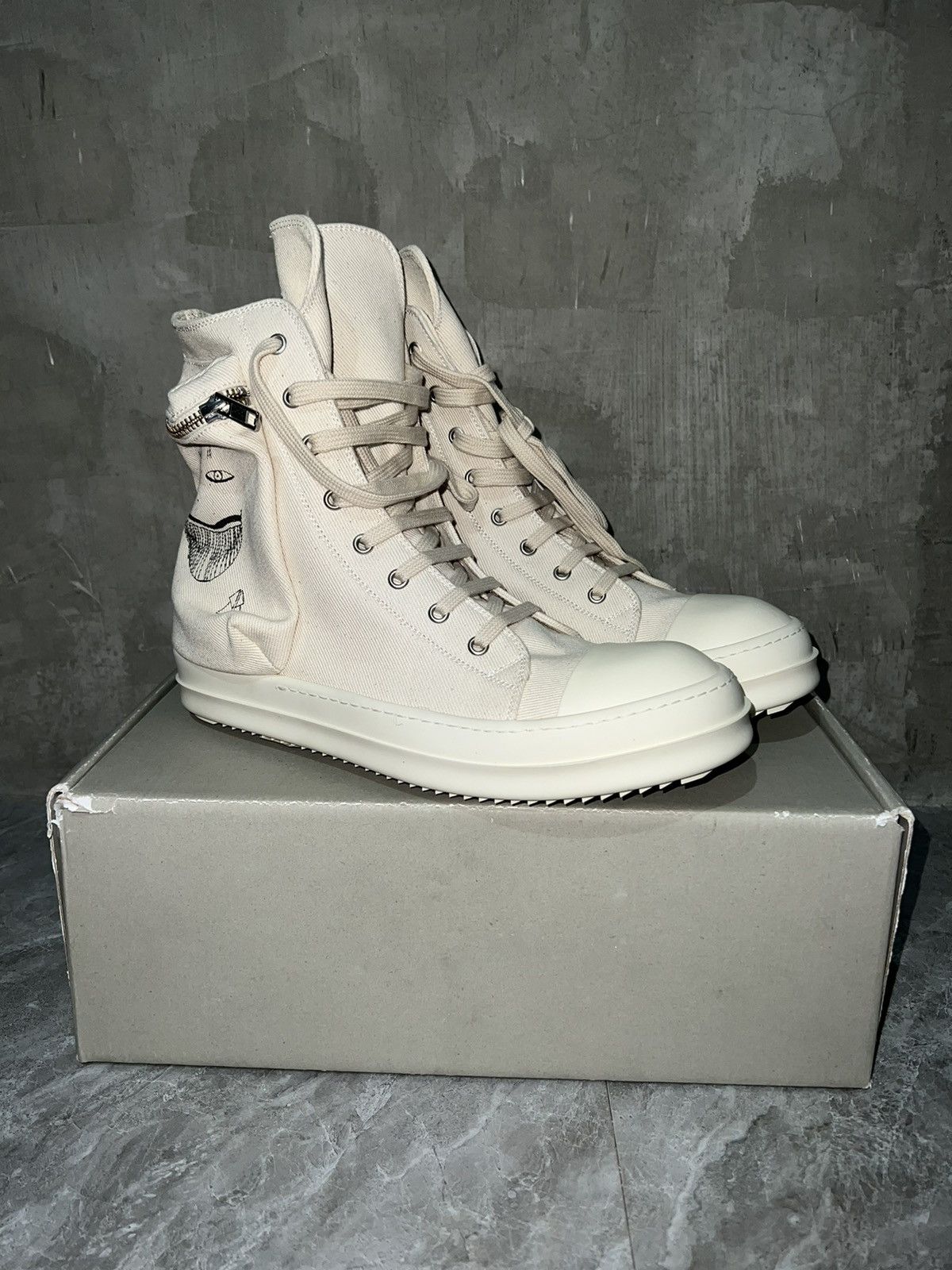 Owens Rick Owens Drkshdw Cargo Pocket Face Ramones High T-Shirts, Hoodie, Sweatshirt | AU16VibeMintTees.com