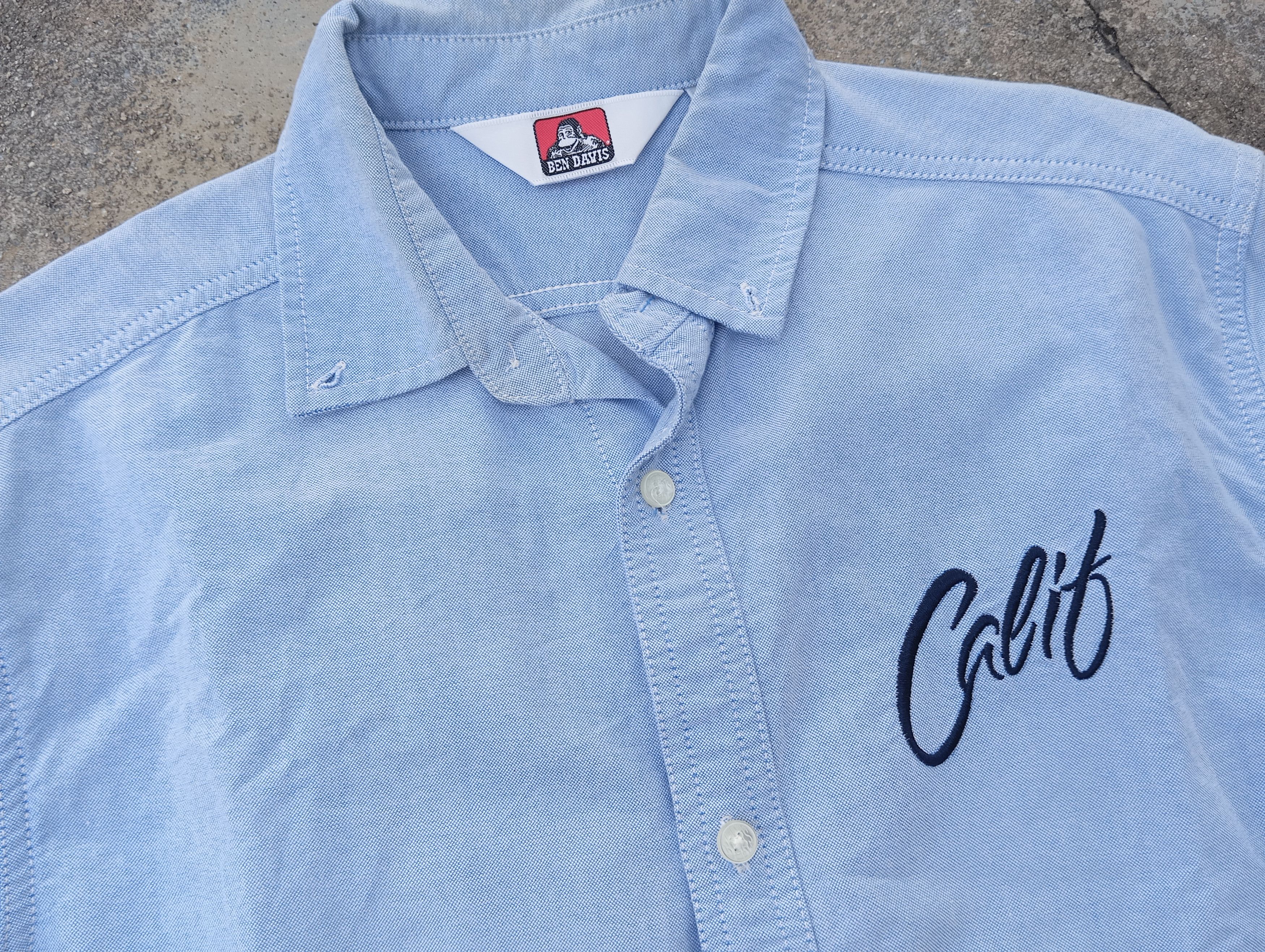 Davis Ben Davis Chambray Embroidery Workwear