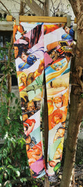 Brand Japanese Exclusive Game Street Fighter Fullprint Lengging
