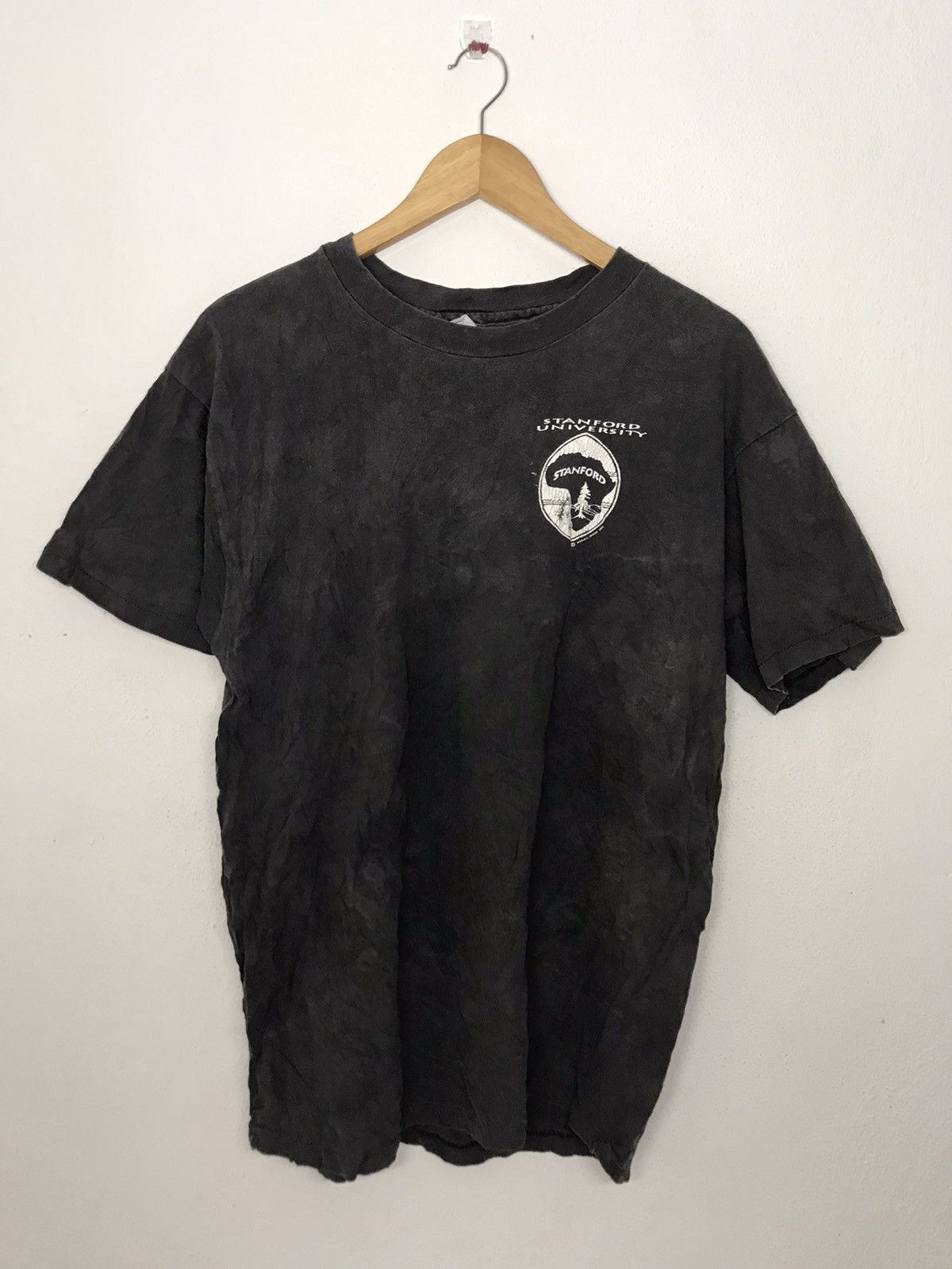 Vintage Stanford University Tee Shirt Short Sleeve Hoodie, Sweatshirt | FlexRushtees.com