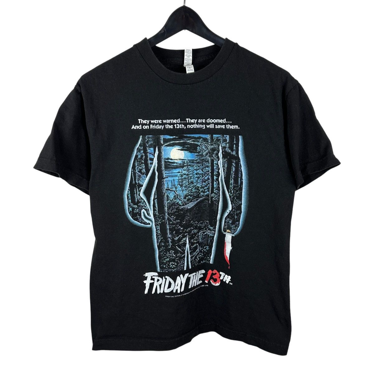 Expert Horror Mens Y2k Friday The 13th Jason Horror Promo Shirt Hoodie, Sweatshirt | FlexRushtees.com