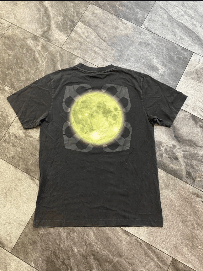 White Off White Super Moon Tee Size Xl Hoodie, Sweatshirt | FlexRushtees.com