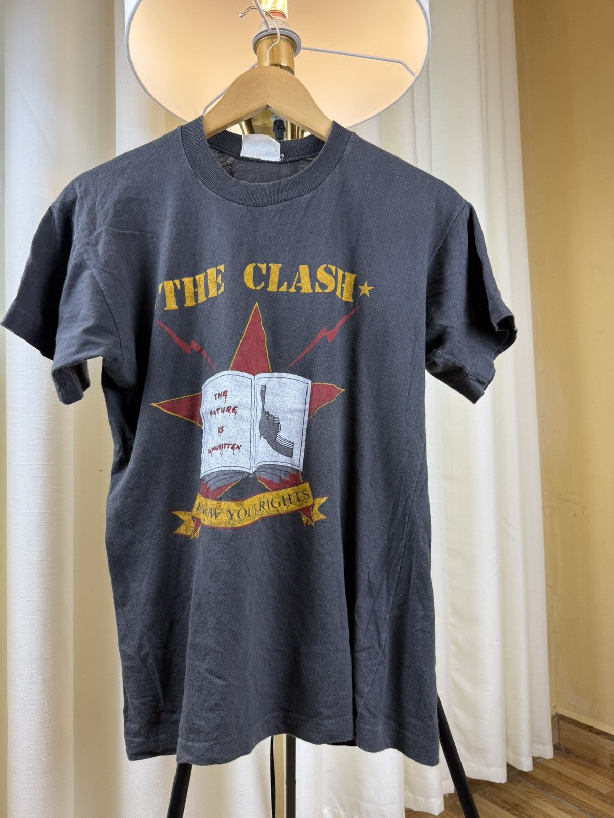 Vintage 1982 The Clash Combat Rock Tee Hoodie, Sweatshirt | FlexRushtees.com