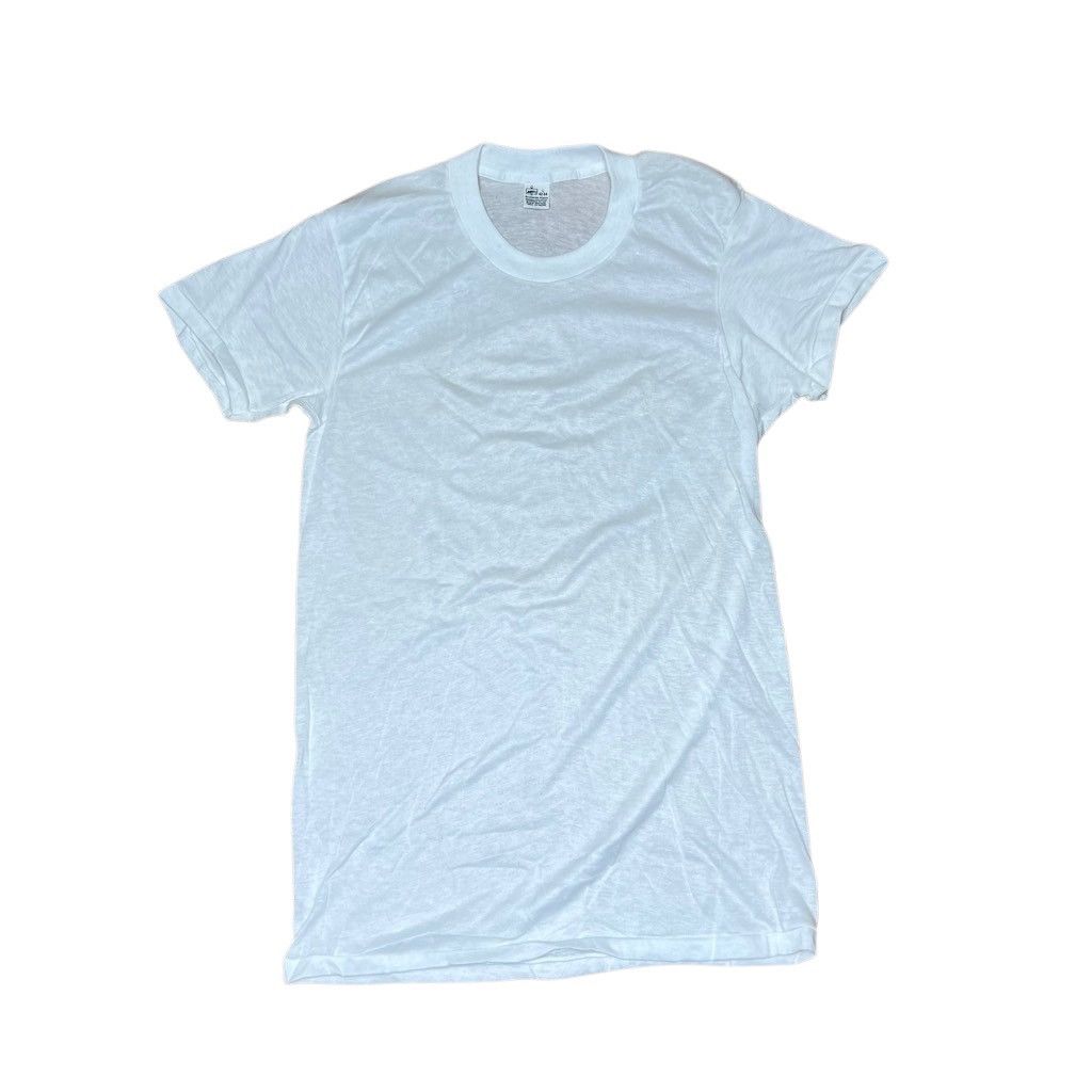 American Vintage Deadstock New 70s Kmart Blank White Tee Xl