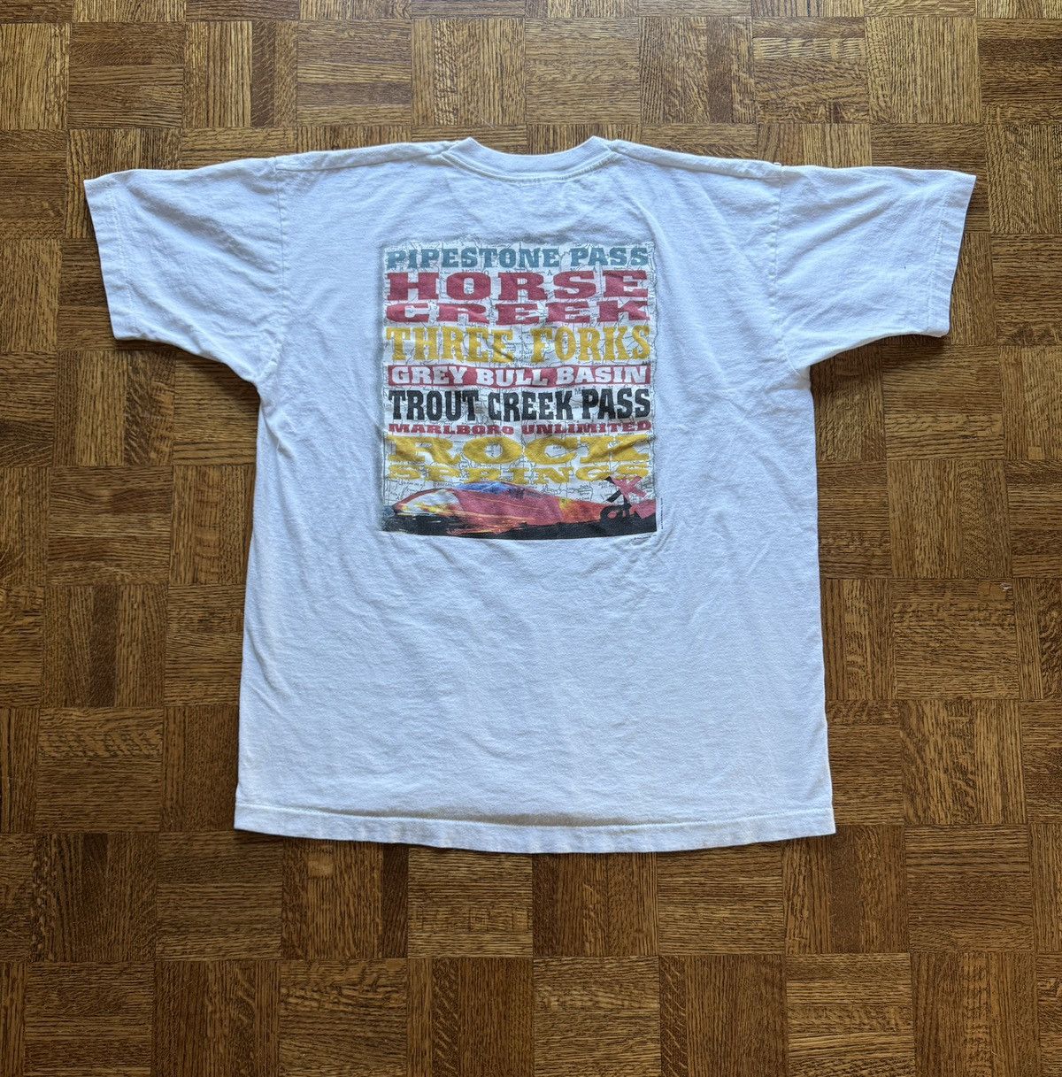 Vintage 90s Marlboro Unlimited Graphic Tee Hoodie, Sweatshirt | FlexRushtees.com