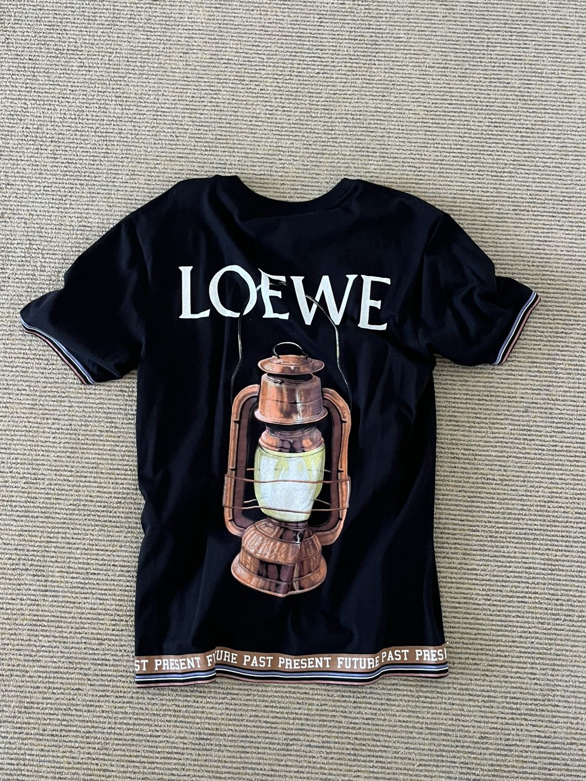Loewe Past Present Future Black T Shirt Hoodie, Sweatshirt | FlexRushtees.com