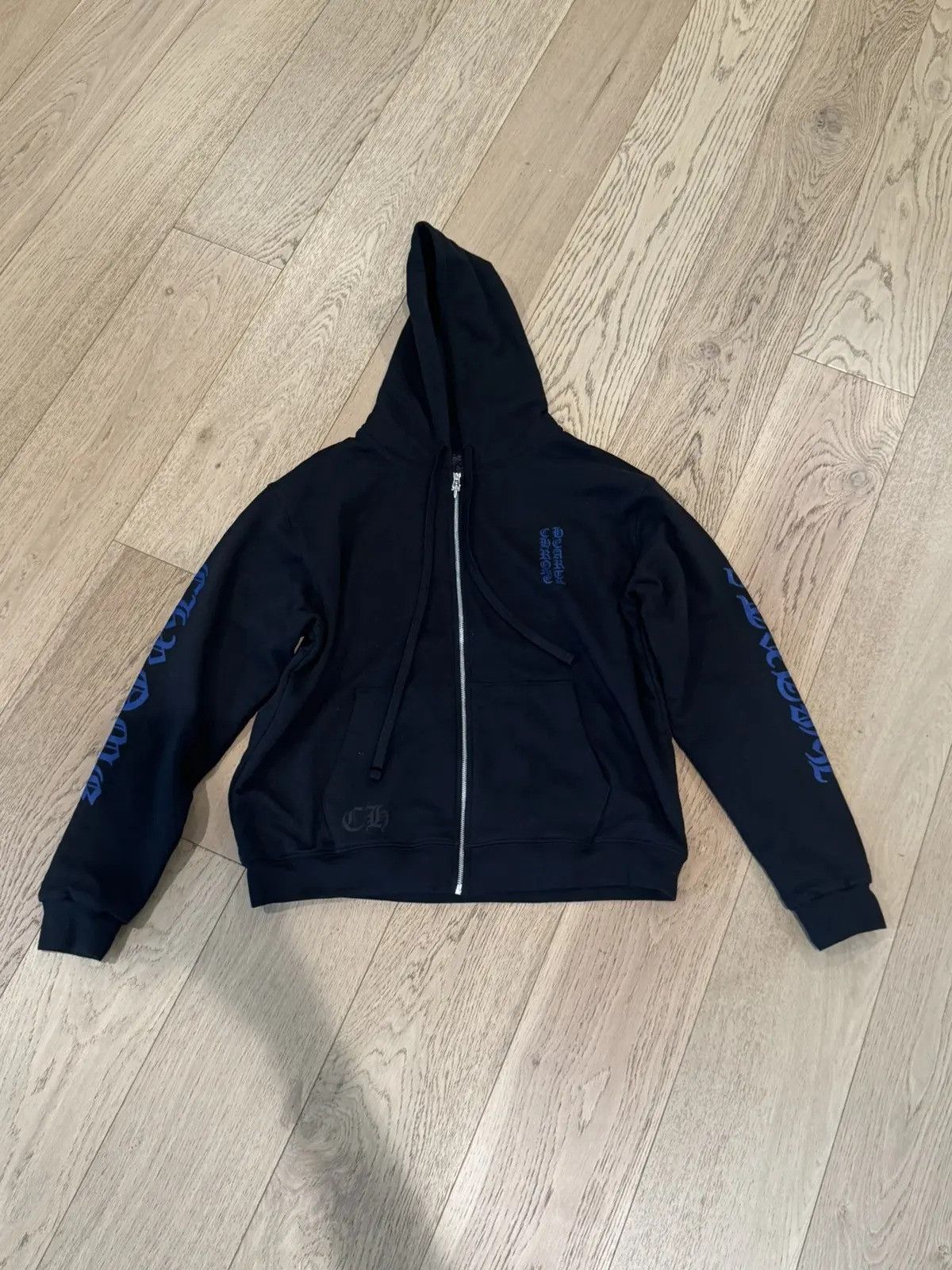 Hearts Chrome Hearts Zip Up Hoodie