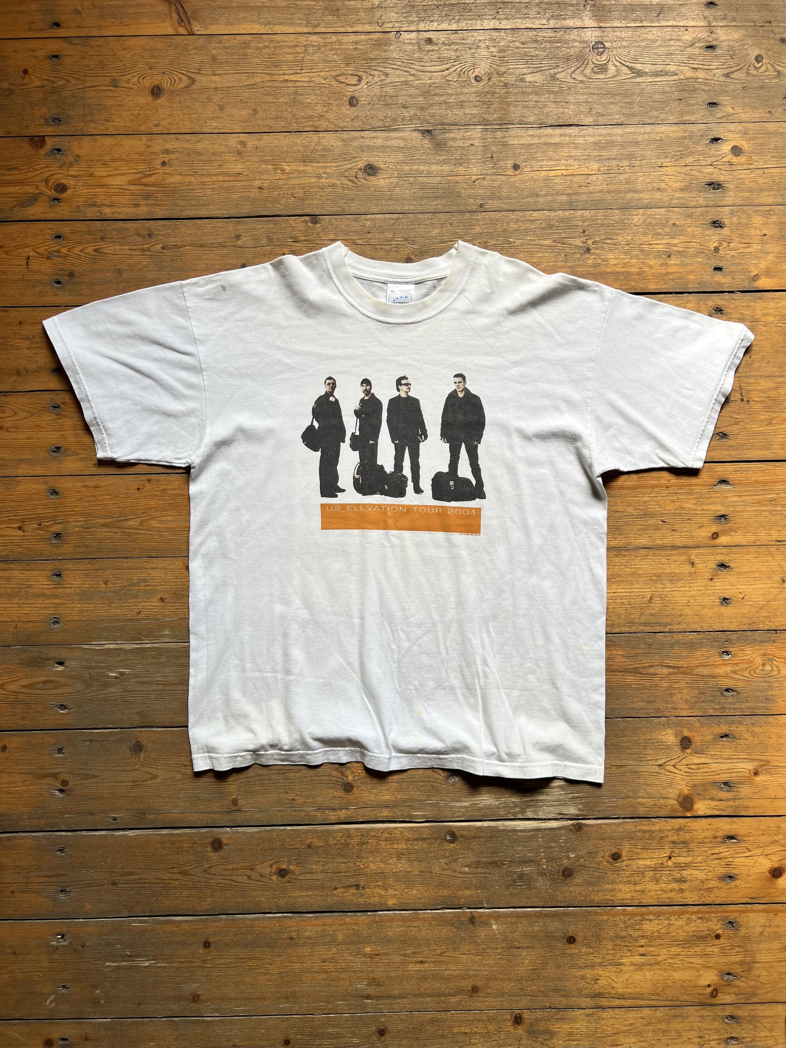 Other Vintage U2 Elevation Tour 2001 Boxy T Shirt Y2k Vintage Hoodie, Sweatshirt | FlexRushtees.com