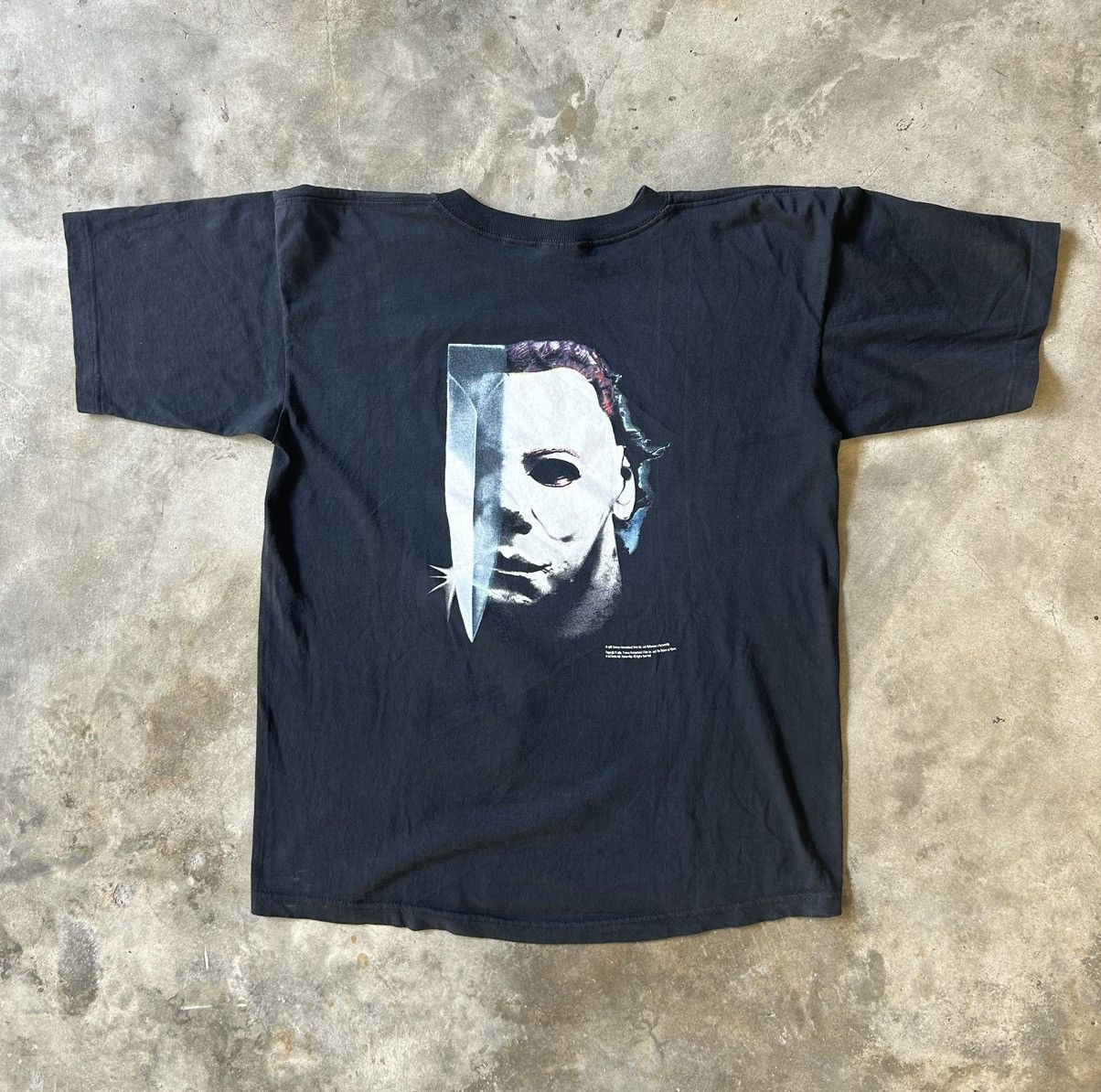 Rare Vintage Halloween H2o Michael Myers Horror Movie Shirt