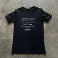 Simons Raf Simmons 05ss Quote T Shirt